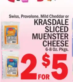 C Town KRASDALE SLICED MUENSTER CHEESE offer