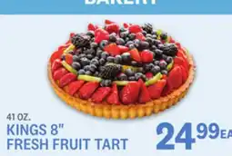 Kings Food Markets KINGS 8 FRESH FRUIT TART offer