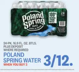 Kings Food Markets POLAND SPRING WATER offer