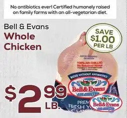 DeCicco & Sons Bell & Evans Whole Chicken offer