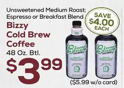 DeCicco & Sons Bizzy Cold Brew Coffee offer
