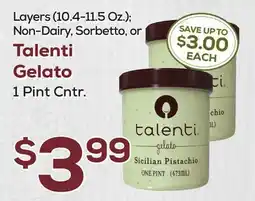 DeCicco & Sons Talenti Gelato 1 Pint Cntr offer