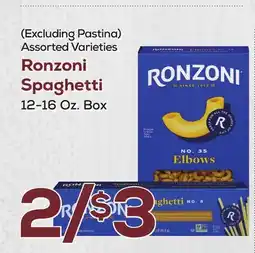 DeCicco & Sons Ronzoni Spaghetti offer