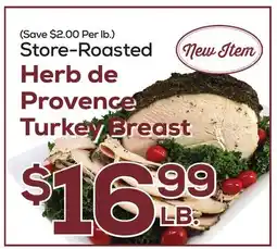 DeCicco & Sons Herb de Provence Turkey Breast offer