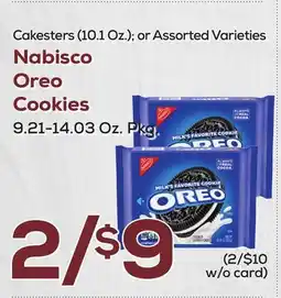 DeCicco & Sons Nabisco Oreo Cookies 9.21-14.03 Oz. Pkg offer