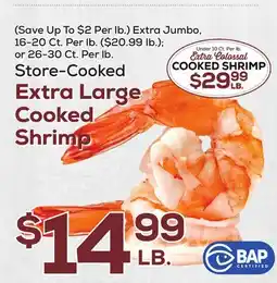 DeCicco & Sons Extra Large Cooked Shrimp offer