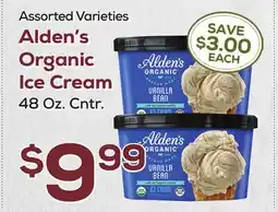DeCicco & Sons Alden's Organic Ice Cream offer