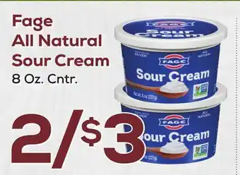 DeCicco & Sons Fage All Natural Sour Cream offer