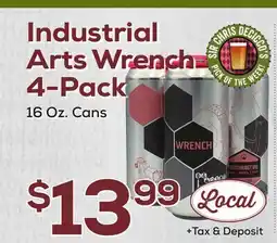 DeCicco & Sons Industrial Arts Wrench 4-Pack offer