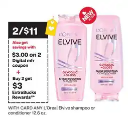 CVS ANY L'Oreal Elvive shampoo or conditioner offer