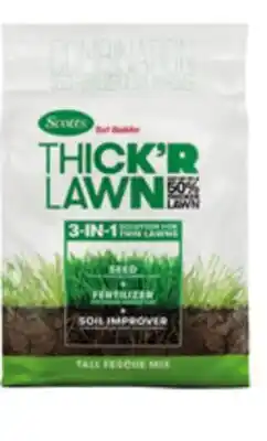 Lowe's Scotts Turf Builder Thick'r Lawn 12-lb Lawn Repair Mix offer