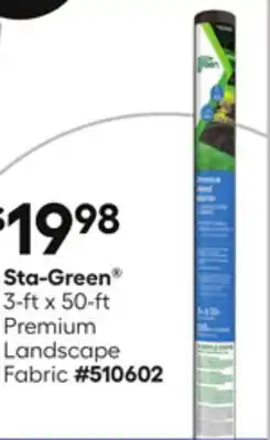 Lowe's Sta-Green 3-ft x 50-ft Premium Landscape Fabric offer