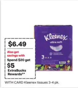 CVS Kleenex tissues offer