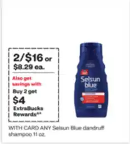 CVS ANY Selsun Blue dandruff shampoo offer