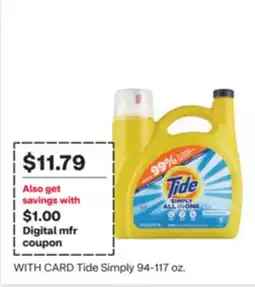 CVS Tide Simply offer