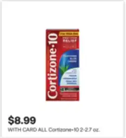 CVS ALL Cortizone•10 offer