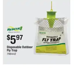 The Home Depot RESCUE Disposable Outdoor Fly Trap offer