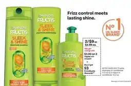 CVS ANY Fructis shampoo or conditioner 11.3-13 oz or leave-in conditioner 10.2 oz offer