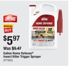 The Home Depot Ortho Home Defense Insect Killer Trigger Sprayer offer