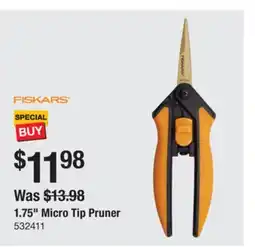 The Home Depot Fiskars 1.75 Micro Tip Pruner offer