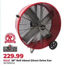 Runnings 36 Roll About Direct Drive Fan offer