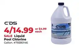 Runnings Liquid Pool Chlorine offer