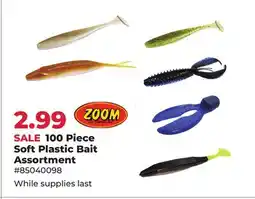Runnings 100 Piece Soft Plastic Bait Assortment offer