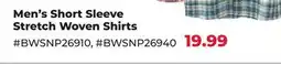 Runnings Men's Short Sleeve Stretch Woven Shirts offer