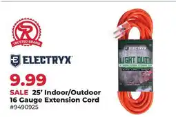 Runnings 25' Indoor/Outdoor 16 Gauge Extension Cord offer