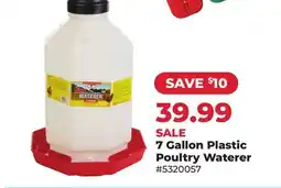 Runnings 7 Gallon Plastic Poultry Waterer offer