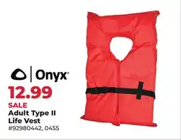 Runnings Adult Type II Life Vest offer