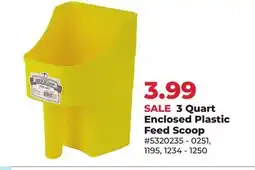 Runnings 3 Quart Enclosed Plastic Feed Scoop offer
