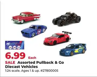 Runnings Assorted Pullback & Go Diecast Vehicles offer