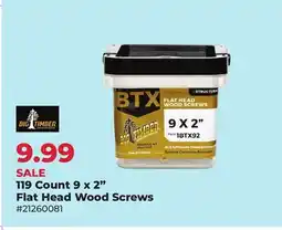 Runnings 119 Count 9 x 2 Flat Head Wood Screws offer