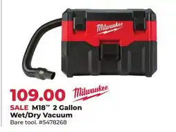 Runnings M18 2 Gallon Wet/Dry Vacuum offer