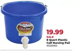 Runnings 8 Quart Plastic Calf Nursing Pail offer