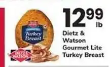 Safeway Dietz & Watson Gourmet Lite Turkey Breast offer