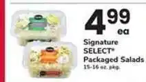 Safeway Signature Select Packaged Salads offer