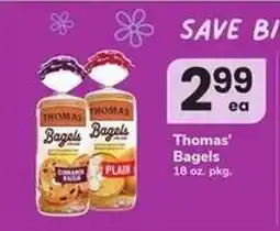 Safeway Thomas' Bagels offer