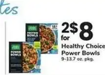 Safeway Healthy Choice Power Bowls offer