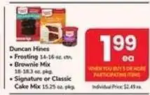 Safeway Duncan Hines offer