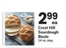 Safeway Crest Hill Sourdough Boule offer
