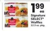 Safeway Signature SELECT Waffles offer