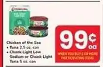 Safeway Chicken of the Sea Tuna offer