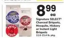 Safeway Signature Select Charcoal Briquets offer
