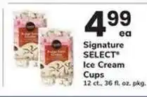 Safeway Signature SELECT Ice Cream Cups offer