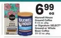 Safeway Maxwell House Ground Coffee offer