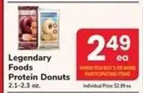 Safeway Legendary Foods Protein Donuts offer