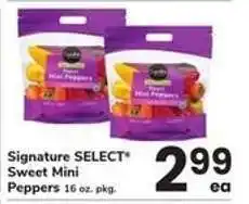 Safeway Signature SELECT Sweet Mini Peppers offer