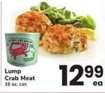 Safeway Lump Crab Meat offer